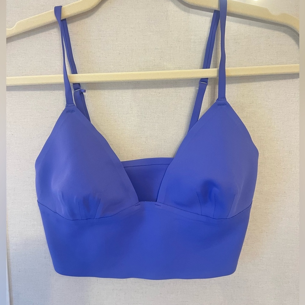 Free People Blue Triangle Bralette